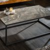 Konferenční stolek Symbiose 100cm Mramor-Optik Keramika