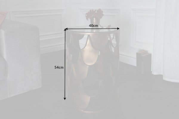 Konferenční stolek Abstract Fischschuppen Design 40cm