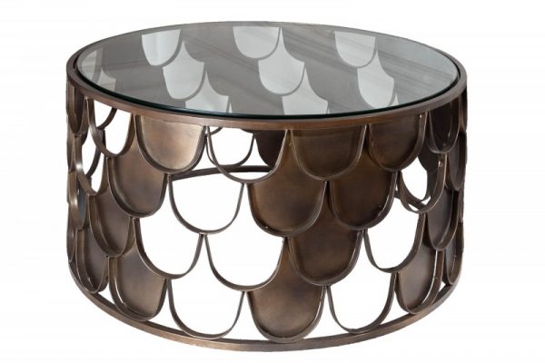Konferenční stolek Abstract Fischschuppen Design 70cm
