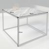 Konferenční stolek Elements 50cm Mramor šedá