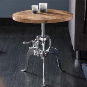 Konferenční stolek Industrial 45-62cm Mango