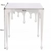Konferenční stolek Liquid Line L 50cm stříbrná