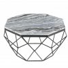 Konferenční stolek Diamond 69cm Mramor šedá