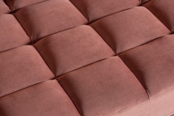 Sofa Cozy Velvet 225cm altrosa Samet