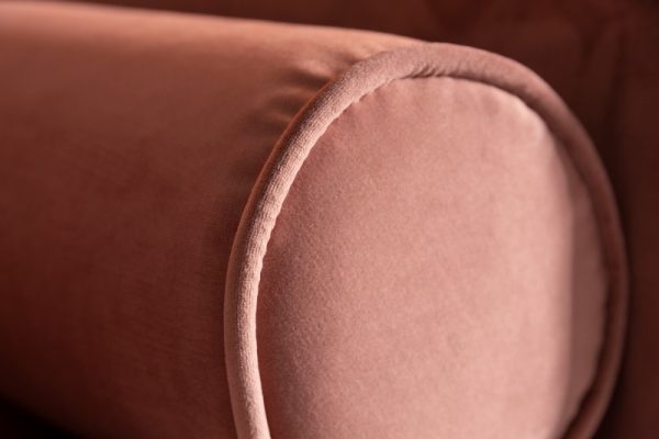 Sofa Cozy Velvet 225cm altrosa Samet