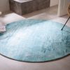 Teppich Modern Art 150cm rund tyrkysová béžová