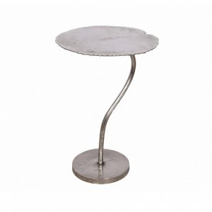 Konferenční stolek Leaf 42cm stříbrná