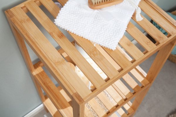 Regál Bamboo Spa 145cm Bambus přírodní