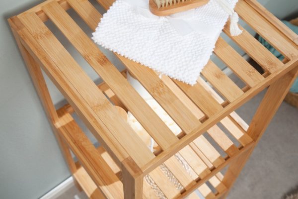 Regál Bamboo Spa 80cm Bambus přírodní