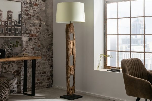 Stojanová lampa Barracuda 177 cm bílá