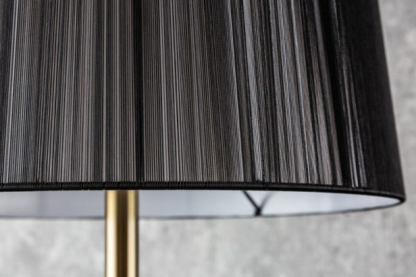 Stojanová lampa Lucie 160cm černá-zlatá