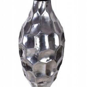 Váza I stříbrná 45cm