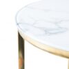 Konferenční stolek Elements 40cm bílá Mramor-Optik