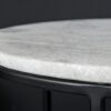 Konferenční stolek Elements set 2ks Mramor bílá