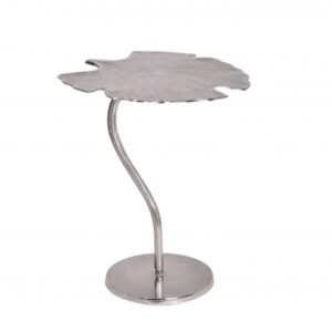 Konferenční stolek Ginkgo leaf 53cm stříbrná