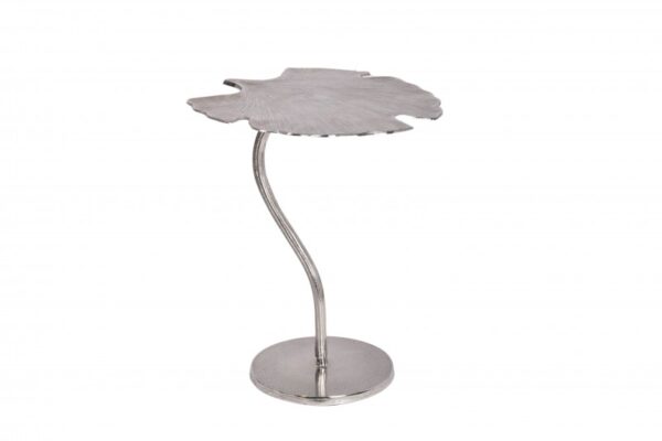 Konferenční stolek Ginkgo leaf 53cm stříbrná