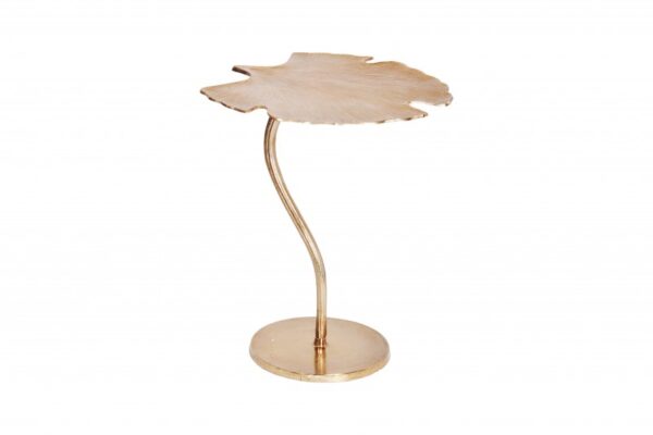 Konferenční stolek Ginkgo leaf 53cm zlatá