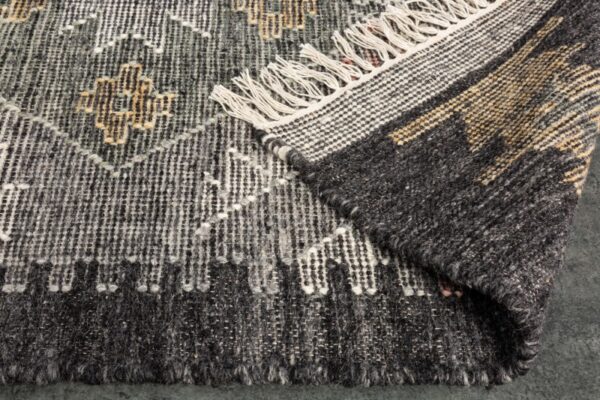Teppich Ethno barevné šedá Wolle 160 x 230cm