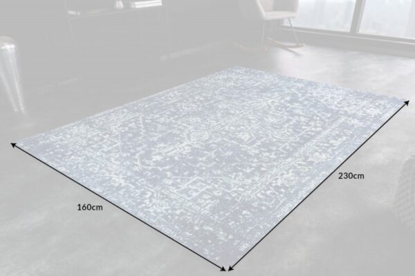 Teppich Heritage blau Chenille 160 x 230cm