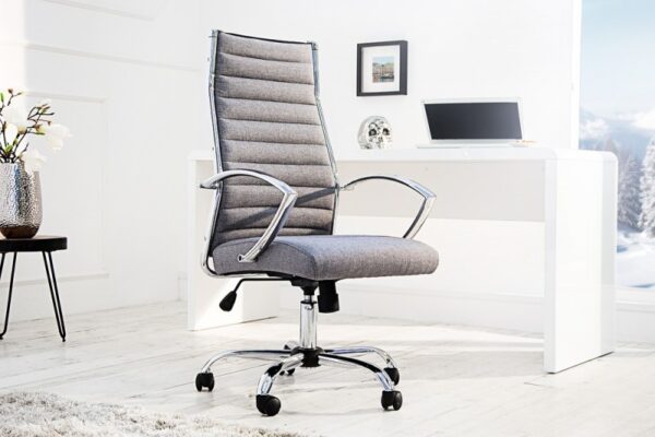 Kancelářská stolička Big Deal 107-117cm šedá