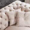 Sofa Paris Chesterfield 225cm Samet champagner