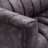 Sofa Noblesse 225cm Samet šedá černá