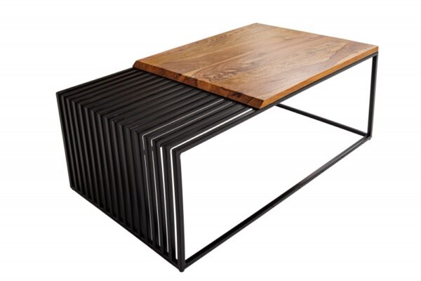 Konferenční stolek Architecture 100cm Sheeshamové dřevo